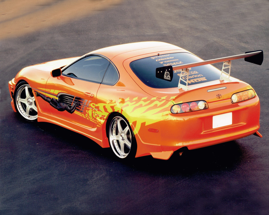 Paul Walker's Orange Toyota Supra from Fast & Furious Sale